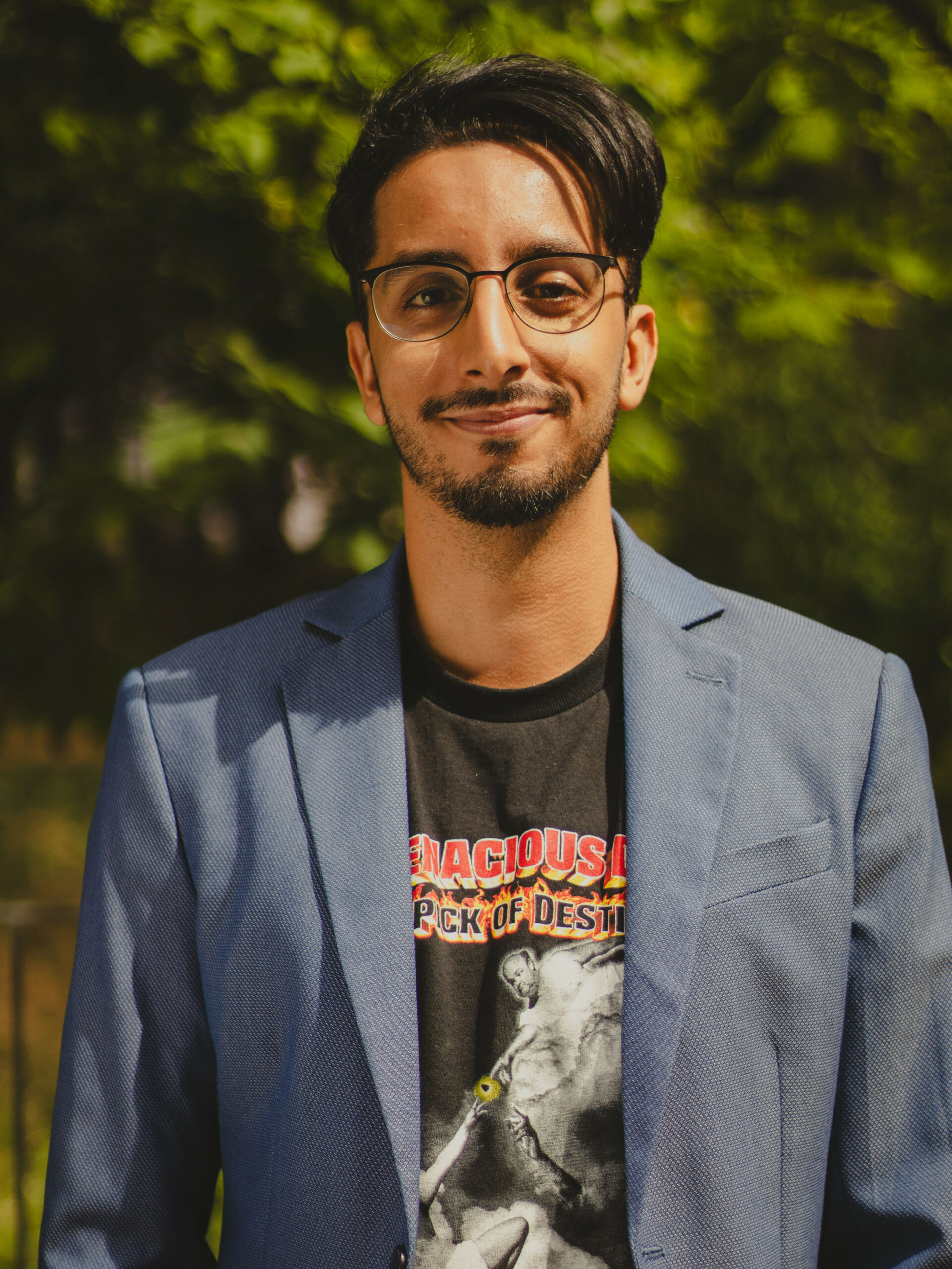 Photo of the PhD researcher, Yassine Iabdounane. Photographer: Aria Rastegar