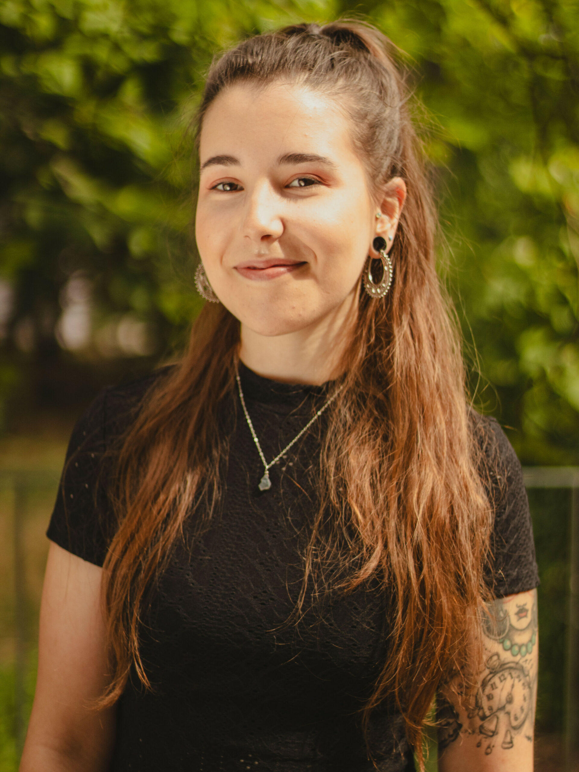 Photo of the PhD researcher, Sara Fernandez Santos. Photographer: Aria Rastegar