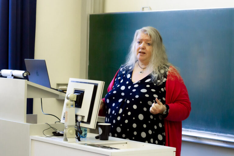 Talk by Jóhanna Barðdal at the RTG